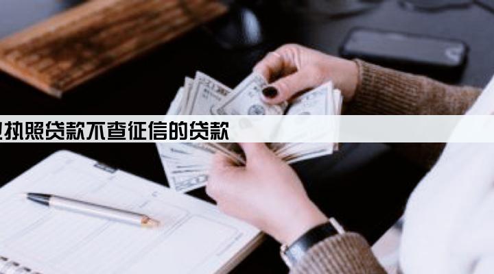 营业执照贷款不查征信的贷款