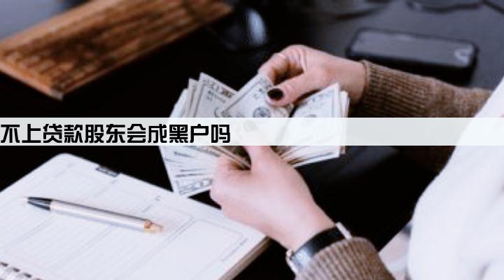 企业还不上贷款股东会成黑户吗