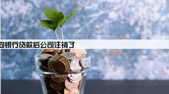 以公司名义向银行贷款后公司注销了