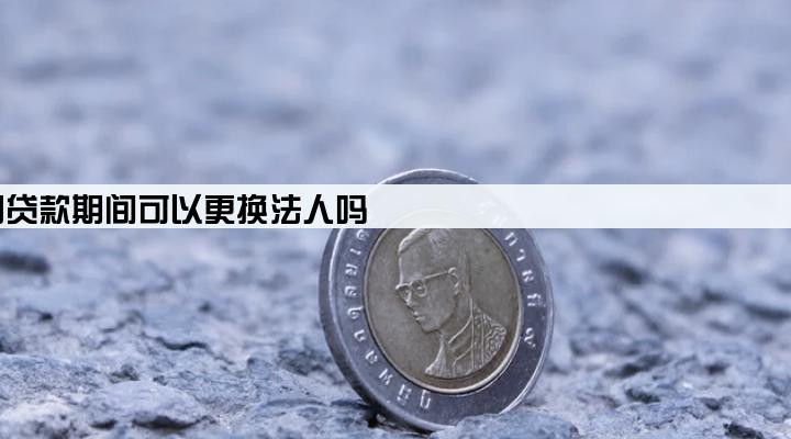 公司贷款期间可以更换法人吗