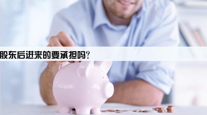 公司有贷款更换股东后进来的要承担吗?