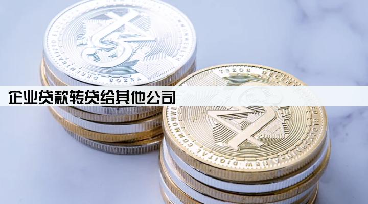 企业贷款转贷给其他公司