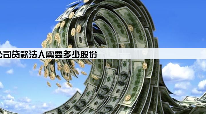 公司贷款法人需要多少股份