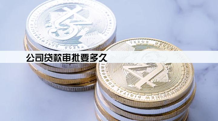 公司贷款审批要多久