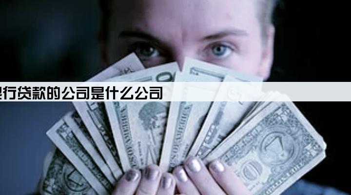 做银行贷款的公司是什么公司