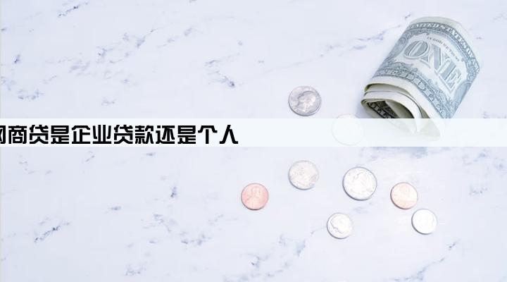 网商贷是企业贷款还是个人