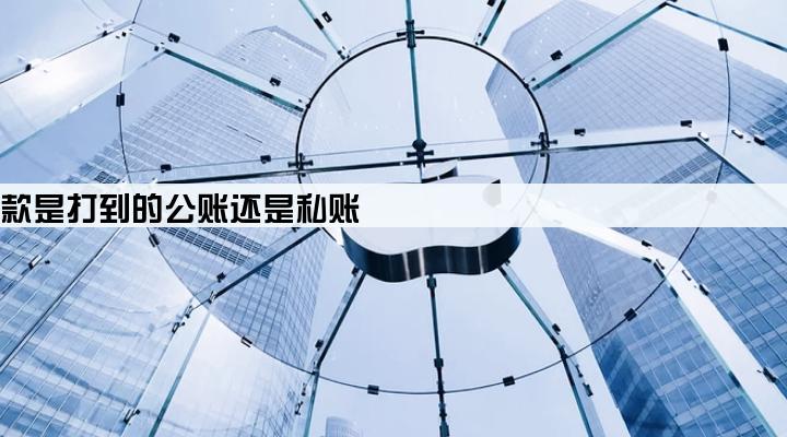 公司贷款是打到的公账还是私账