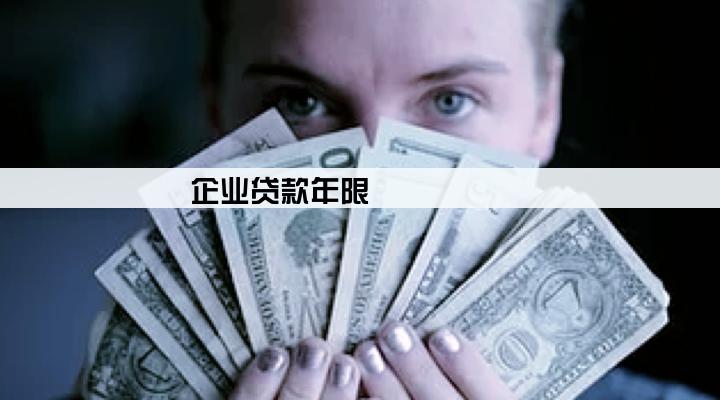 企业贷款年限