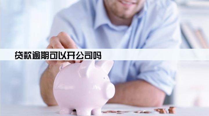 贷款逾期可以开公司吗