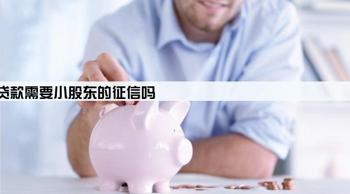 公司名义去贷款需要小股东的征信吗