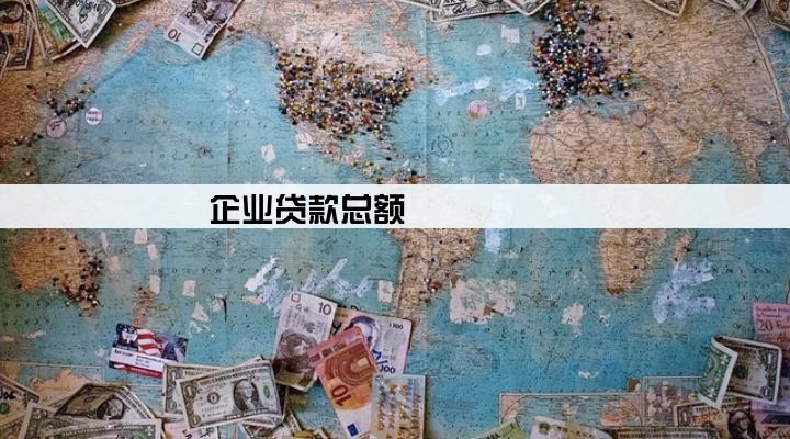 企业贷款总额