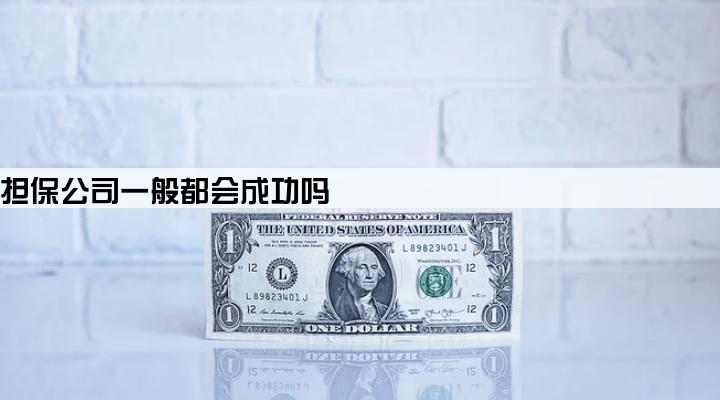 贷款找担保公司一般都会成功吗
