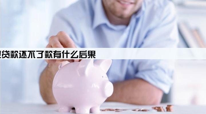 企业贷款还不了款有什么后果