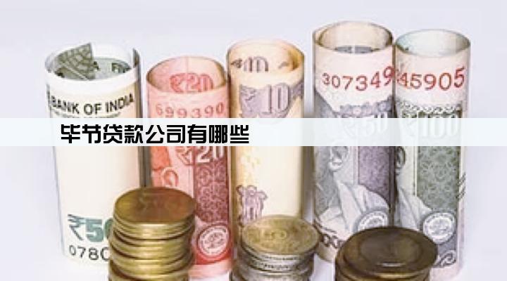 毕节贷款公司有哪些