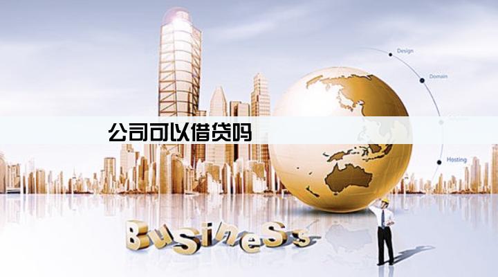 公司可以借贷吗