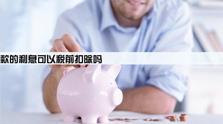 公司贷款的利息可以税前扣除吗
