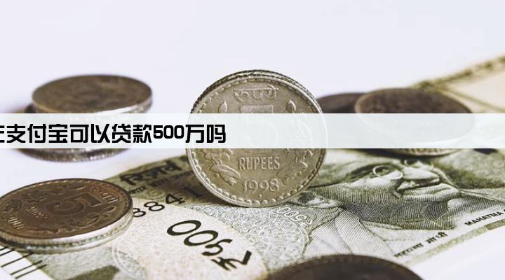 企业可以在支付宝可以贷款500万吗