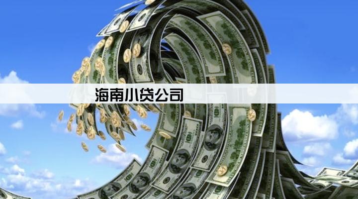 海南小贷公司