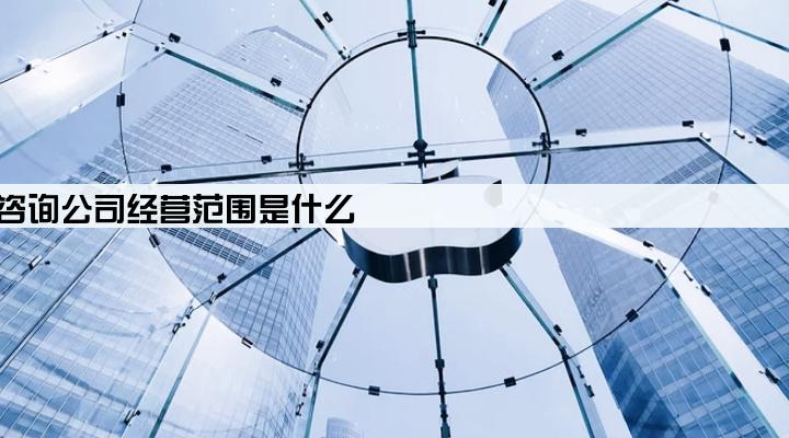 贷款信息咨询公司经营范围是什么