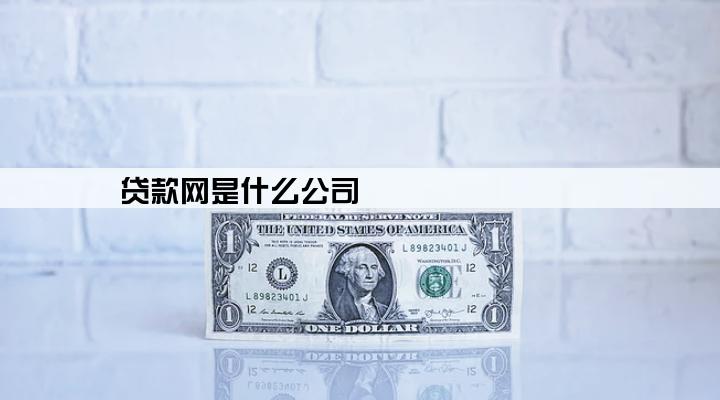 贷款网是什么公司