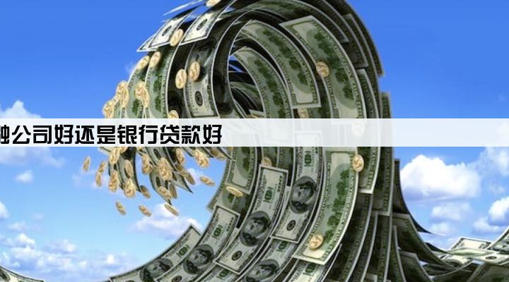 买车贷款走金融公司好还是银行贷款好