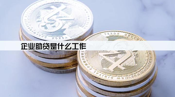 企业助贷是什么工作