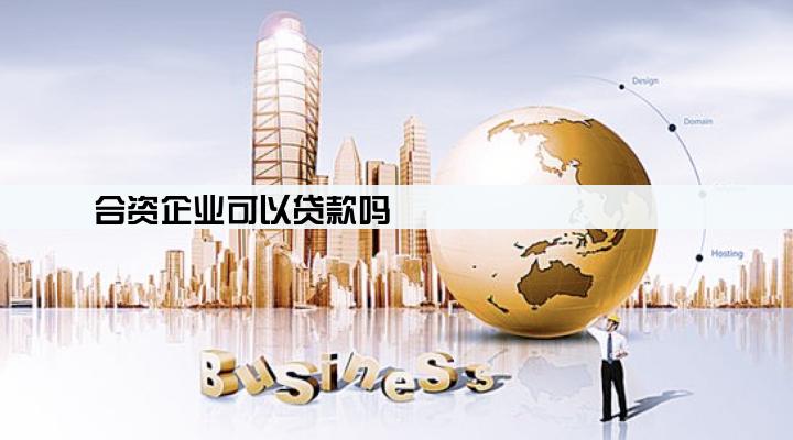 合资企业可以贷款吗