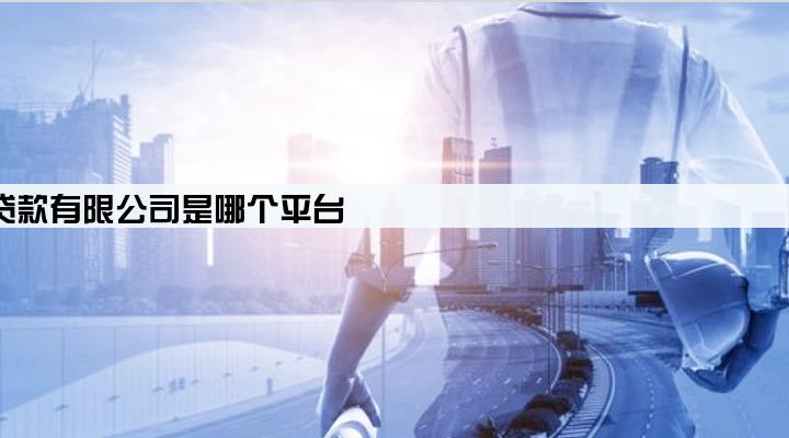 重庆海尔小额贷款有限公司是哪个平台