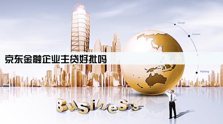 京东金融企业主贷好批吗