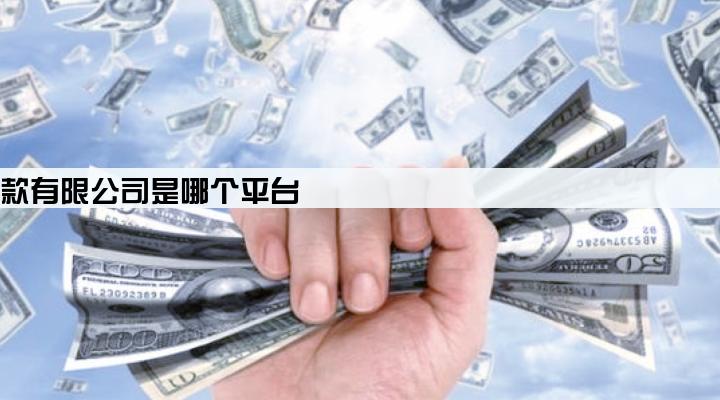 赣州市宇商网络小额贷款有限公司是哪个平台