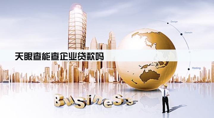 天眼查能查企业贷款吗