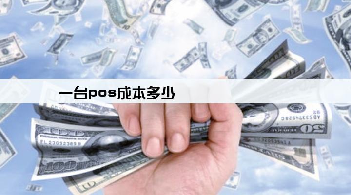 一台pos成本多少