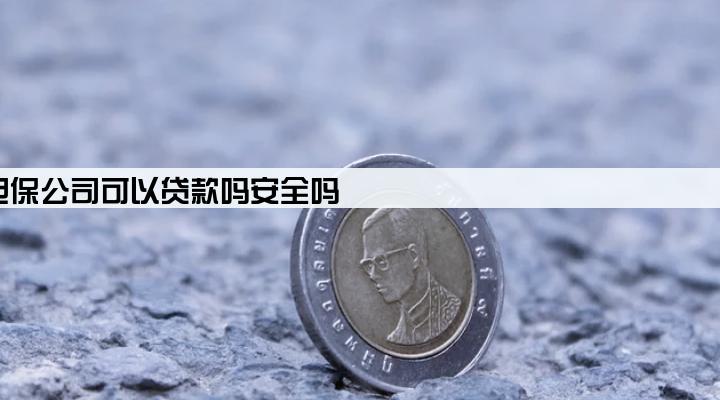 担保公司可以贷款吗安全吗