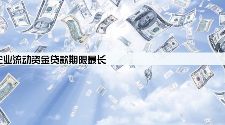 企业流动资金贷款期限最长