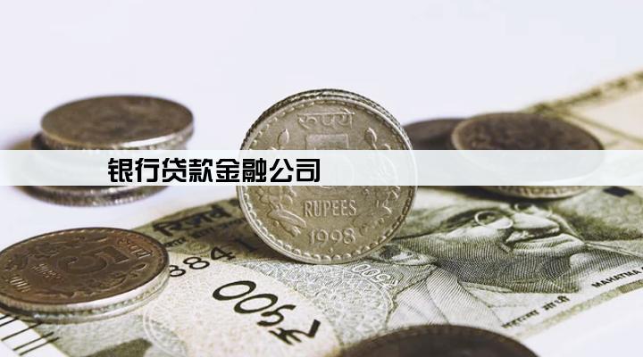 银行贷款金融公司