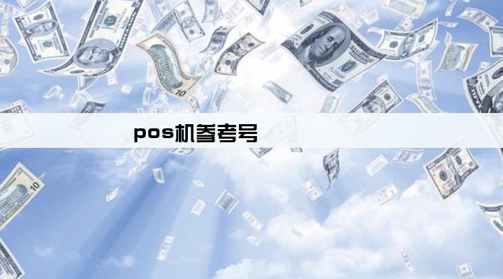 pos机参考号