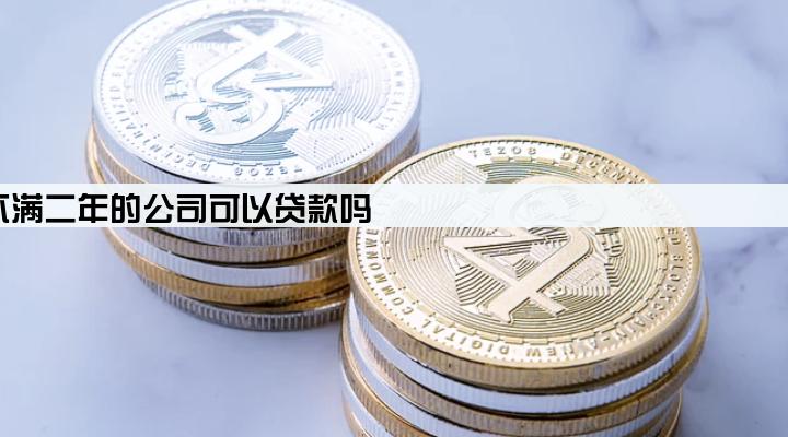 不满二年的公司可以贷款吗