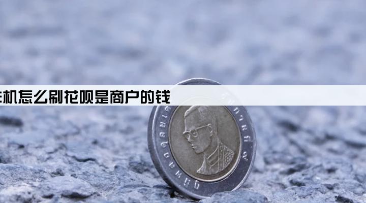 刷卡机怎么刷花呗是商户的钱