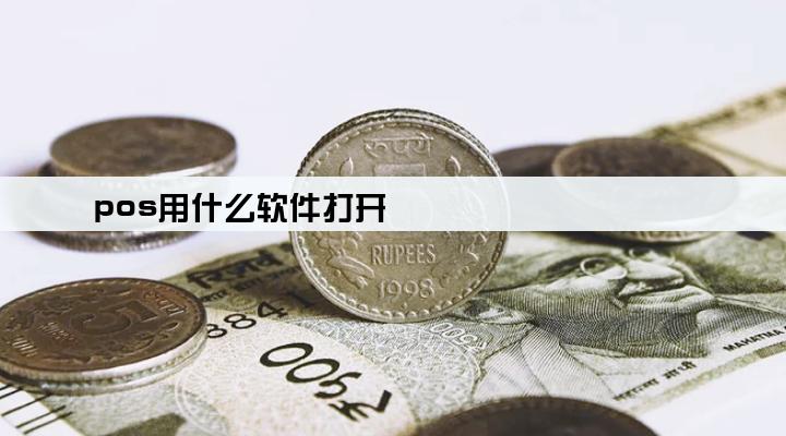 pos用什么软件打开