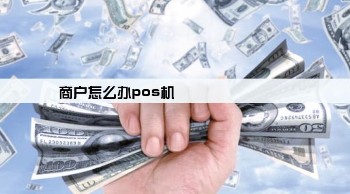 商户怎么办pos机