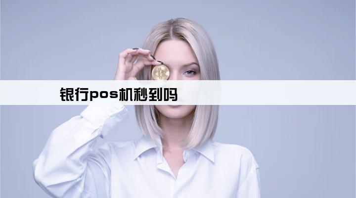 银行pos机秒到吗