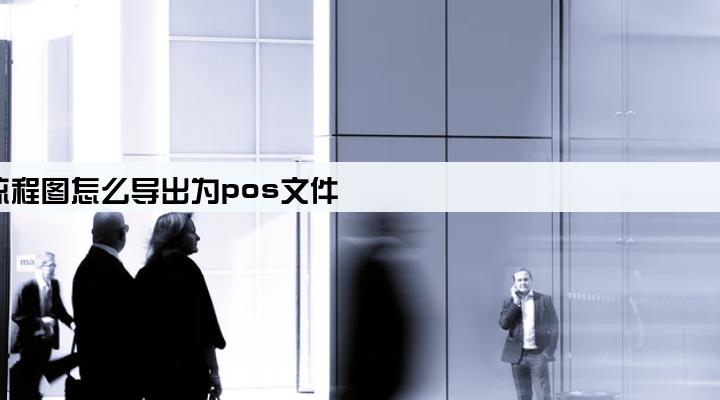 流程图怎么导出为pos文件